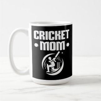 Caneca De Café Cricket Mãe Cricketer Filho Socorro Mãe
