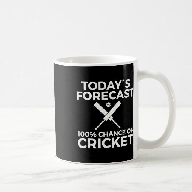 Caneca De Café Cricket Player  (Direita)