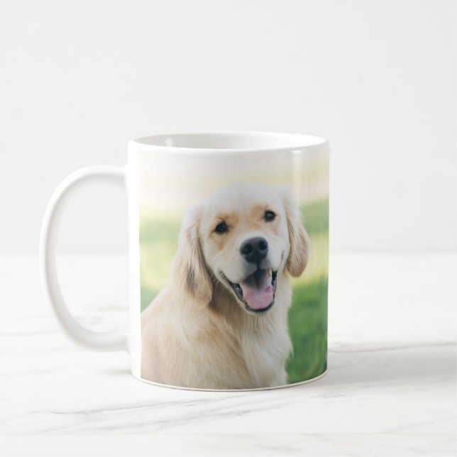 Caneca De Café Crie a sua melhor foto de Pai de cão (Esquerda)