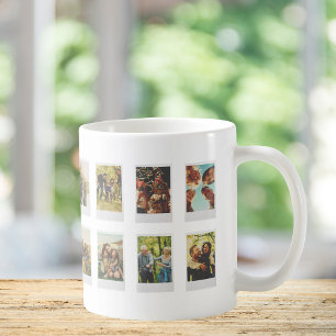 Caneca De Café Crie A Sua Própria Colagem De Fotos De Filmes Inst