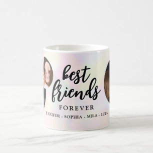 Caneca De Café Crie Foto dos seus melhores amigos para sempre
