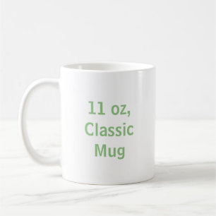 Caneca De Café Crie o seu próprio 11 oz, Clássico
