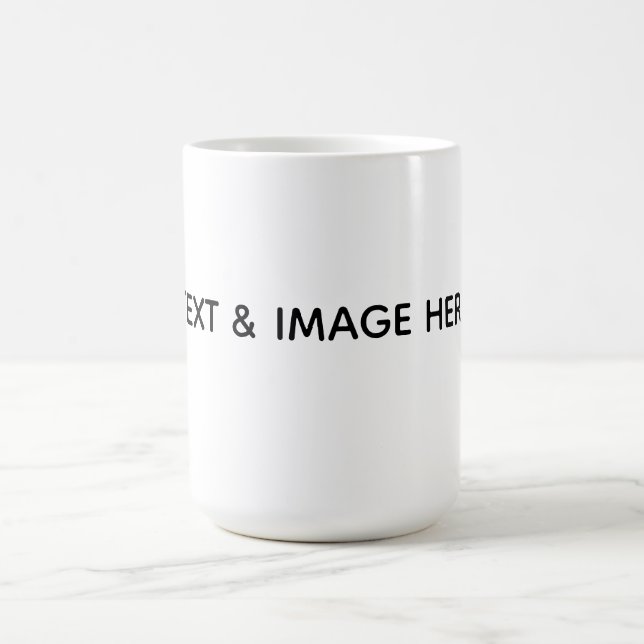 Caneca De Café Crie o seu próprio branco (Centro)
