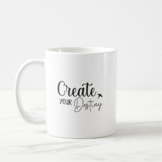 Caneca De Café Crie Seu Destino - Gym, Sucesso, Hustle