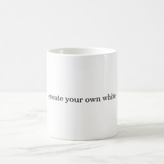 Caneca De Café crie seu próprio branco