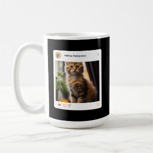 Caneca De Café Crie seu próprio caneco de café de 15oz em duas co