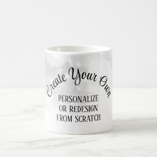 Caneca De Café Crie Seu Próprio Casamento Branco