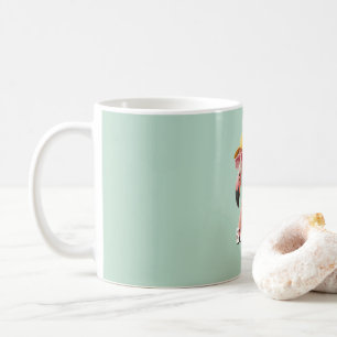 Caneca De Café Crie Seu Próprio Citação Flamingo Personalizado
