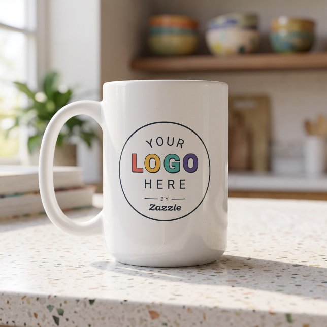 Caneca De Café Crie Seu Próprio Design de Logo (Criador carregado)