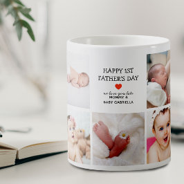 Caneca De Café Crie seu próprio Dia de os pais de Colagem de Foto