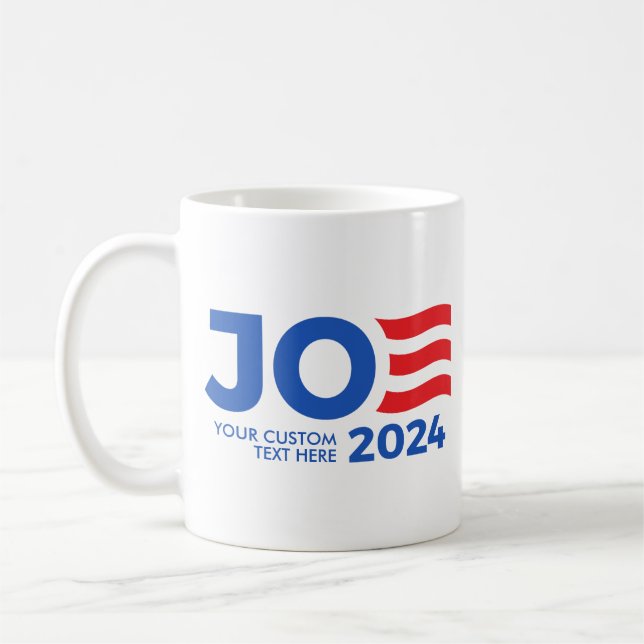 Caneca De Café Crie seu próprio Joe Biden 2024 (Esquerda)