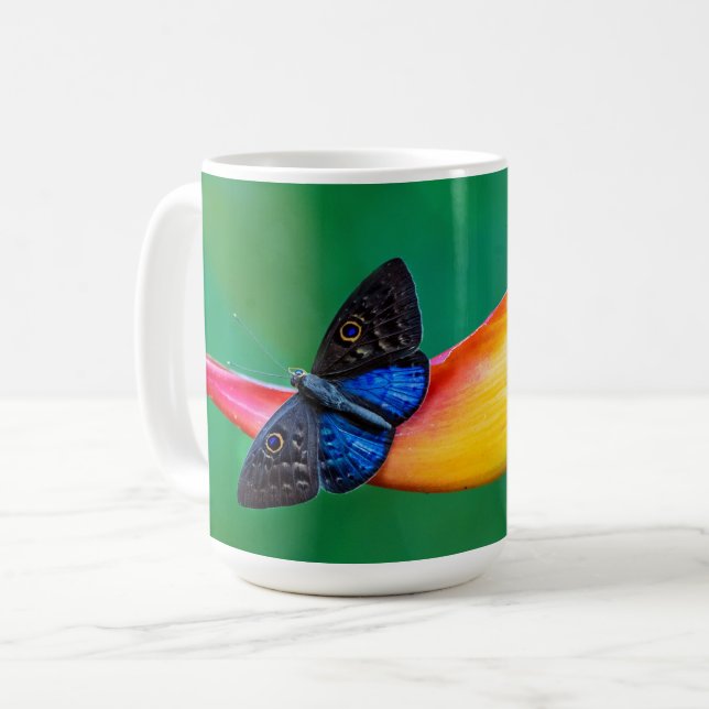 Caneca De Café Crie seu próprio modelo personalizado de foto (Frente Esquerda)