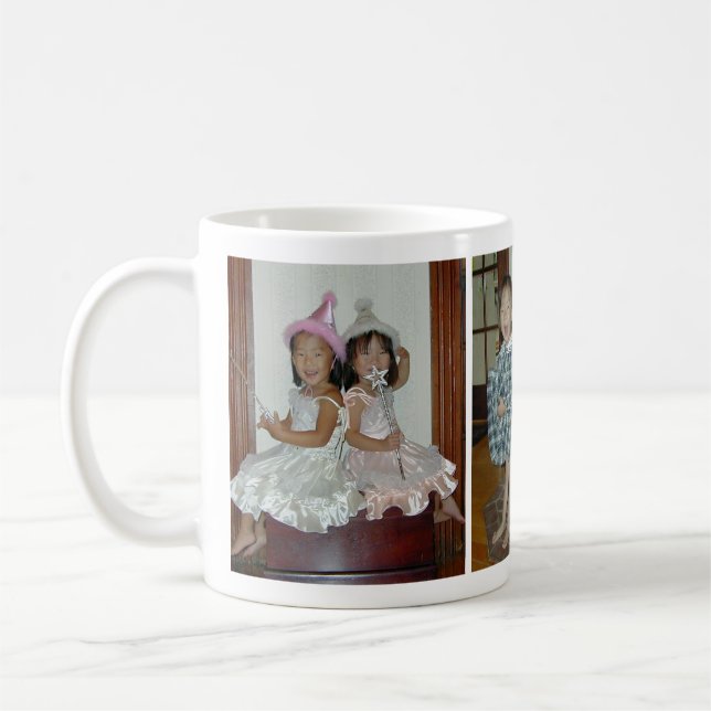 Caneca De Café Crie seu próprio Photo Mug Personalizado 3 (Esquerda)