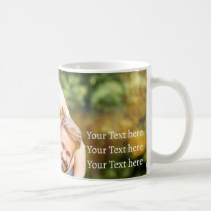 Caneca De Café Crie Seu Próprio Quadro Personalizado de Foto DIY
