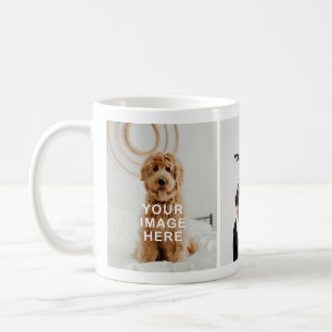 Caneca De Café Crie Seu Próprio Simples de 3 Fotos