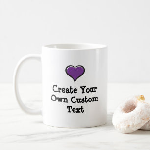 Caneca De Café Crie seu próprio texto personalizado com um Cora
