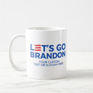 Caneca De Café Crie seu próprio Vamos Ir Brandon 2024