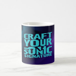 Caneca De Café Crie Sua Assinatura Sonora
