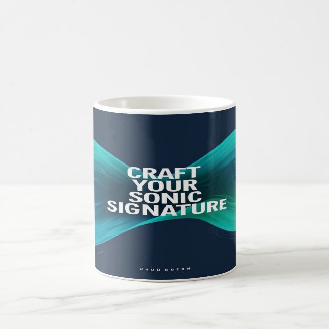 Caneca De Café Crie Sua Assinatura Sonora opção 3 (Centro)