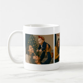 Caneca De Café Crie sua colagem de 3 fotos
