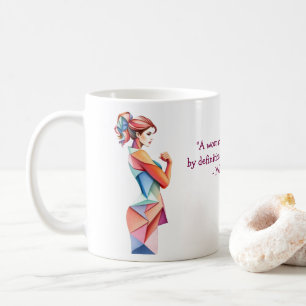 Caneca De Café Crie Sua Própria Citação do Dia Internacional da M