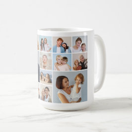 Caneca De Café Crie Sua Própria Colagem De Fotos 14