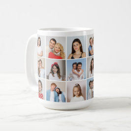 Caneca De Café Crie Sua Própria Colagem De Fotos 18