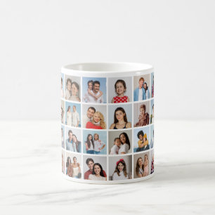 Caneca De Café Crie Sua Própria Colagem De Fotos 24