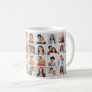 Caneca De Café Crie Sua Própria Colagem De Fotos 36