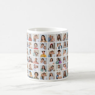 Caneca De Café Crie Sua Própria Colagem De Fotos 48