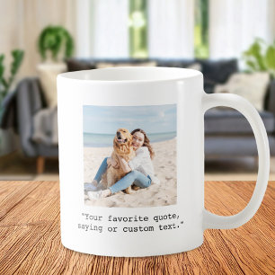 Caneca De Café Crie sua própria cotação personalizada de fotos