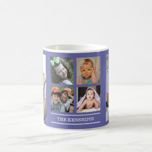Caneca De Café Crie Sua Própria Família 6 Colagem de Fotos Periwi