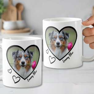 Caneca De Café Crie sua própria foto de coração