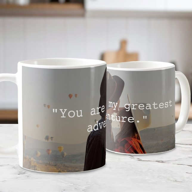 Caneca De Café Crie Sua Própria Foto De Cotação Personalizada (Criador carregado)