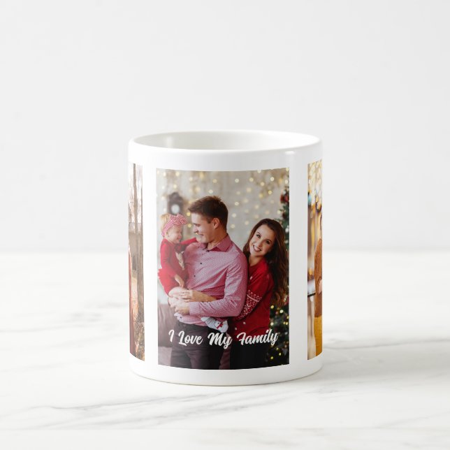 Caneca De Café Crie Sua Própria Foto Personalizada Da Família (Centro)