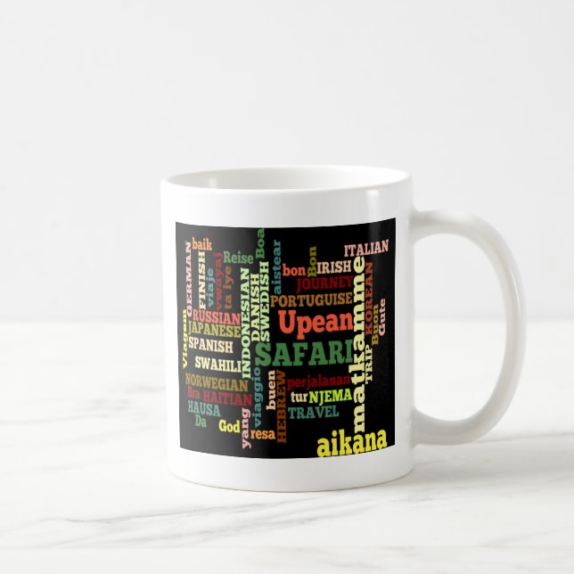 Caneca De Café Crie Sua Própria Viagem Irlandesa Irlandesa Italia (Direita)