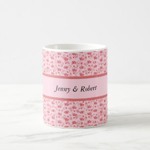 Caneca De Café Crie suas próprias pinkvalentines Romântica Rendez
