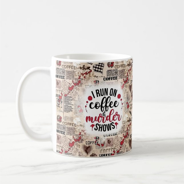 Caneca De Café Crime Real  (Esquerda)