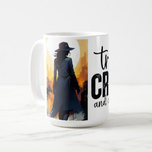 Caneca De Café Crime real e artesanato
