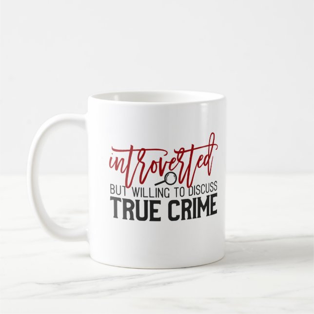 Caneca De Café crime verdadeiro (Esquerda)