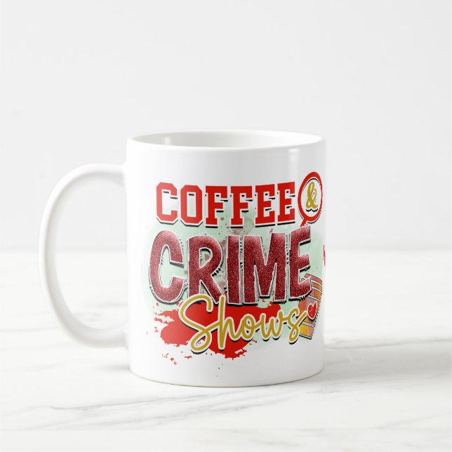 Caneca De Café Crime Verdadeiro, Splatter Splatter Assassina (Esquerda)