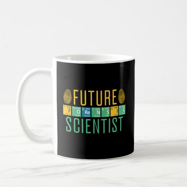 Caneca De Café Criminologia forense do futuro cientista (Esquerda)