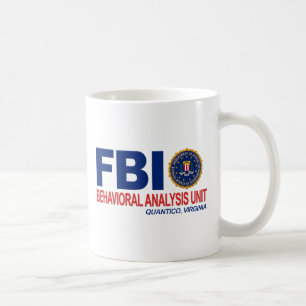 Caneca De Café Criminoso do FBI BAU