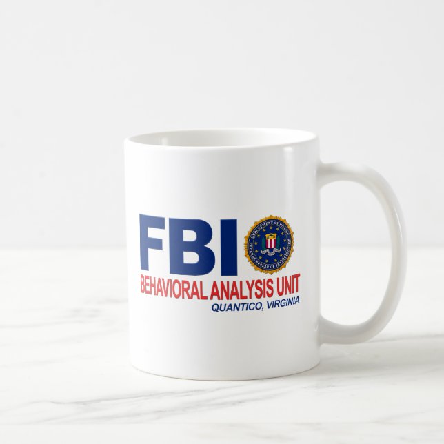 Caneca De Café Criminoso do FBI BAU (Direita)