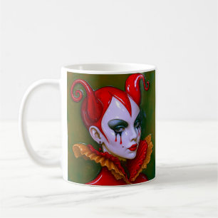 Caneca De Café Crimson Harlequin