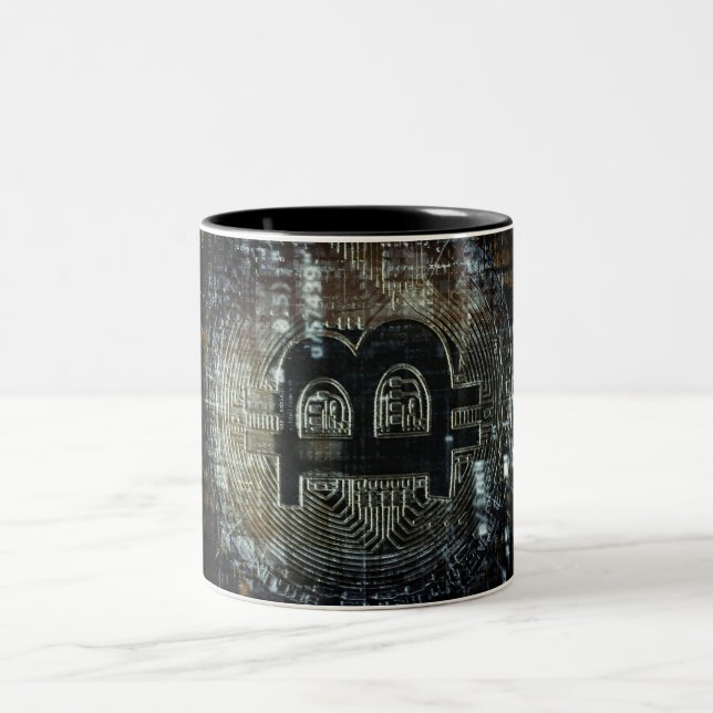 Caneca de café cripto de Bitcoin (Centro)