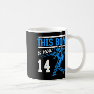 Caneca De Café Críquete - Este Menino Agora Tem 14 Anos 14º Anive
