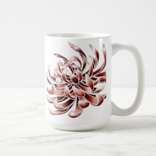Caneca De Café Crisântemo do Batik