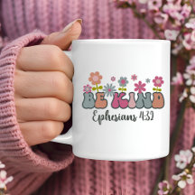 Caneca de Café Cristã Be Kind 