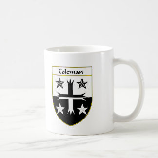 Caneca De Café Crista da brasão/família de Coleman